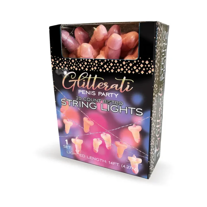 Glitterati Penis Party String Lights 14 ''